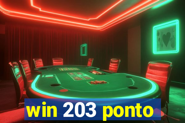 win 203 ponto